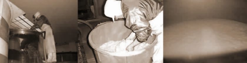 社長自ら仕込んでいるところ