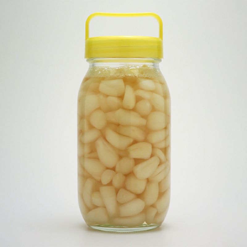 新物らっきょう甘酢漬 瓶詰め