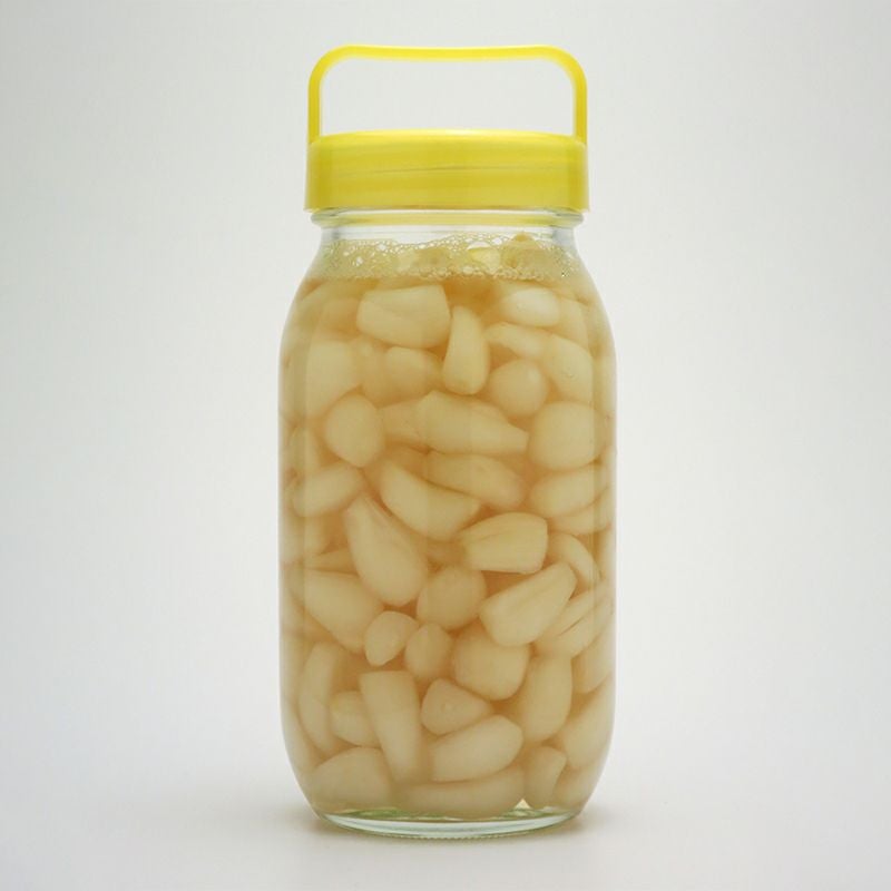 新物らっきょう漬け 瓶詰め500ｇ